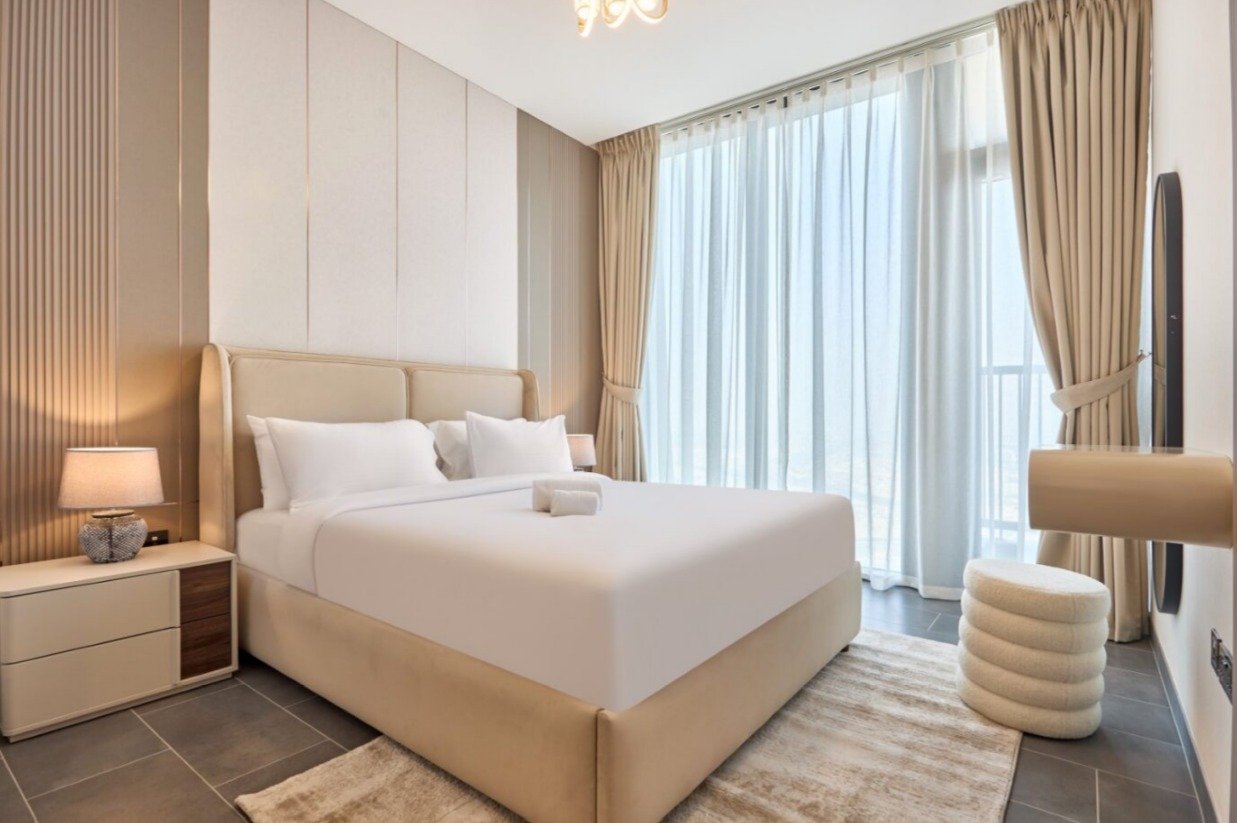 Furnished 1 bedroom apartment for rent The Crest Tower B Sobha Hartland Dubai Furnished 1 bedroom apartment for rent The Crest Tower B Sobha Hartland Dubai