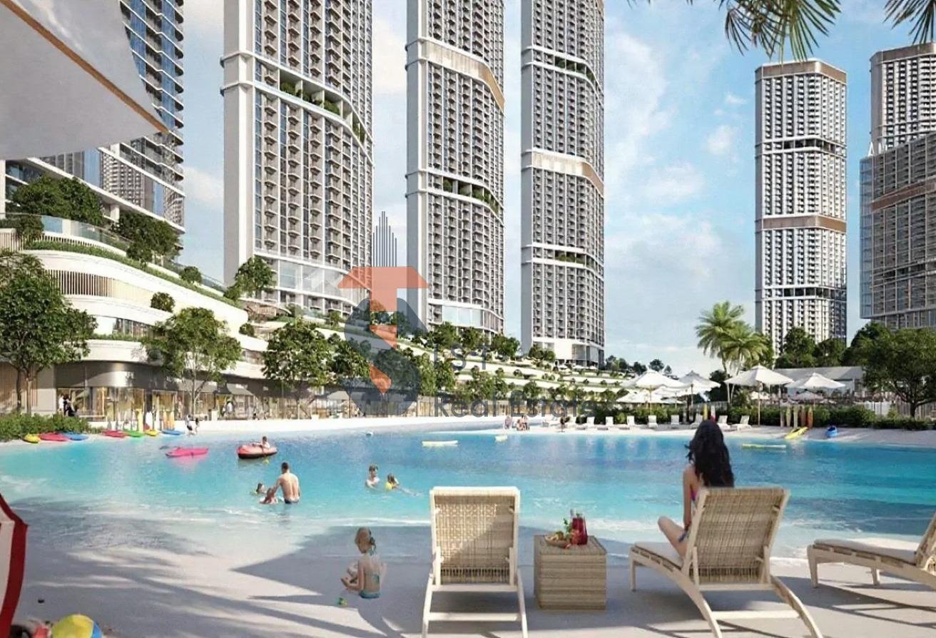 Sobha Creek Vista Heights Tower A exterior — 2-bedroom apartment for sale in Sobha Hartland Dubai Sobha Creek Vista Heights Tower A exterior — 2-bedroom apartment for sale in Sobha Hartland Dubai