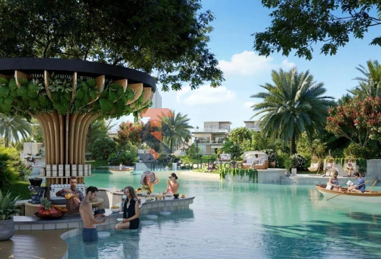 Portofino DAMAC Lagoons – 3 bedroom villa exterior with private garden and patio Portofino DAMAC Lagoons – 3 bedroom villa exterior with private garden and patio