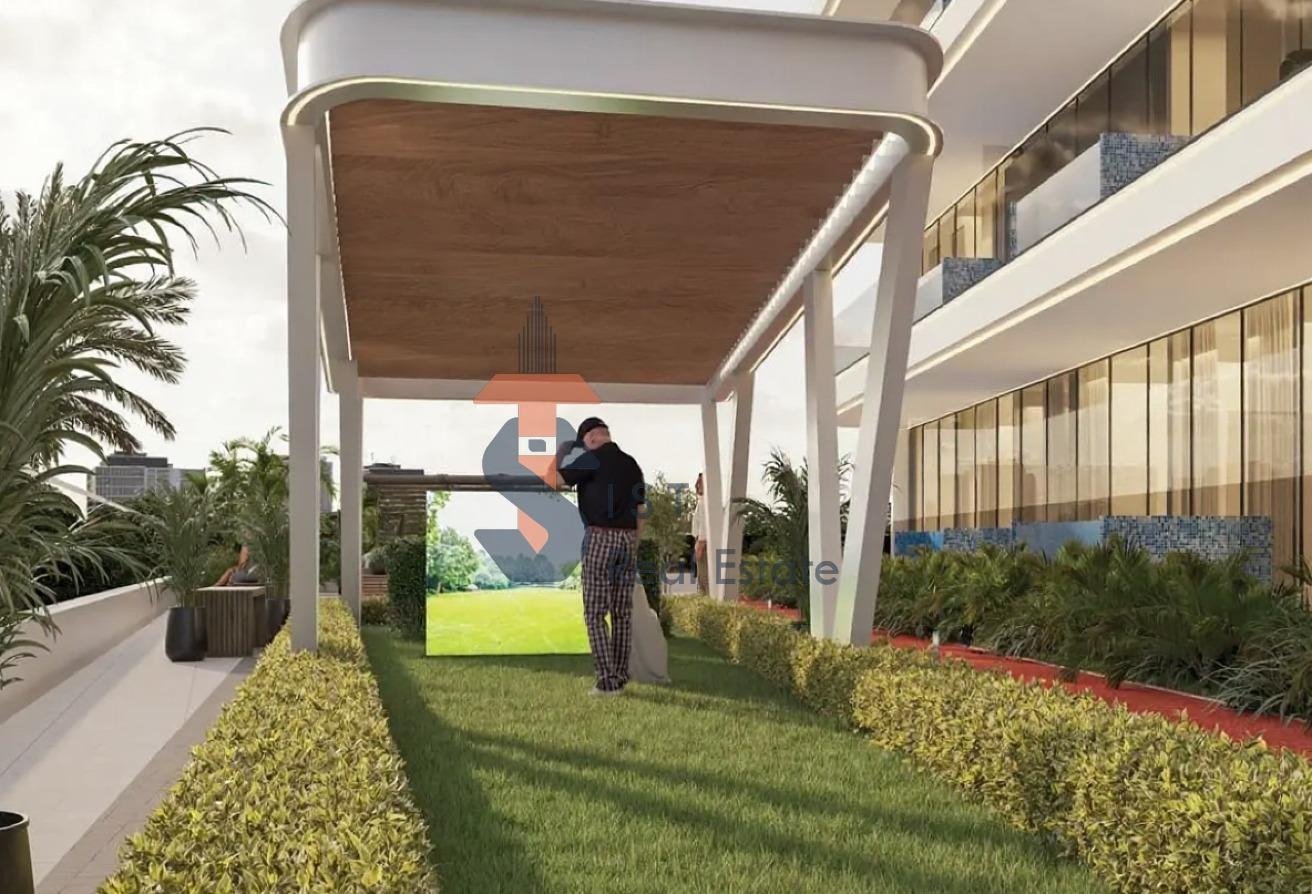 Open-plan living area of 2BR apartment in Samana Lake Views 2, Dubai Production City Open-plan living area of 2BR apartment in Samana Lake Views 2, Dubai Production City