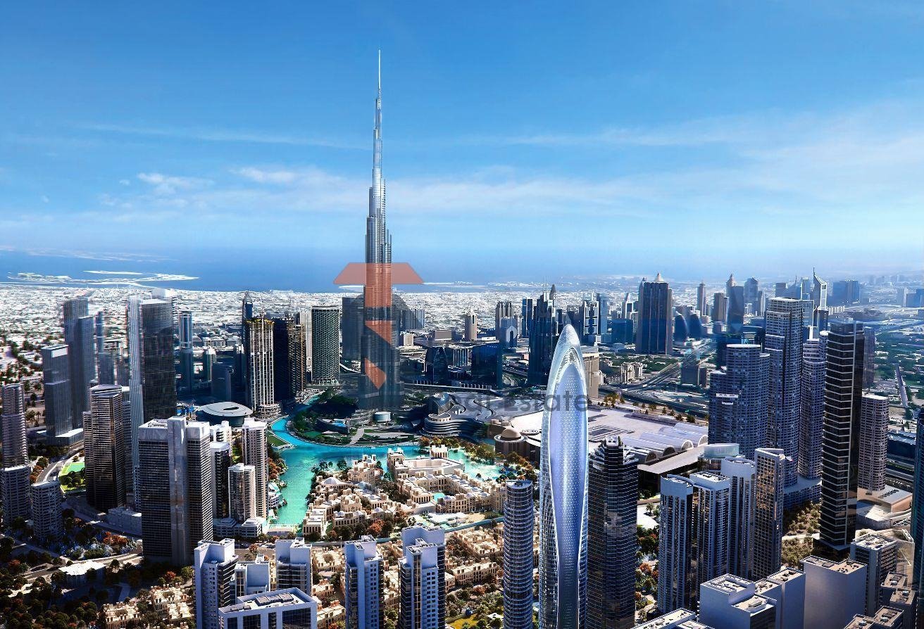 Burj Khalifa and Dubai Water Canal view from Mercedes Benz Places by Binghatti Burj Khalifa and Dubai Water Canal view from Mercedes Benz Places by Binghatti