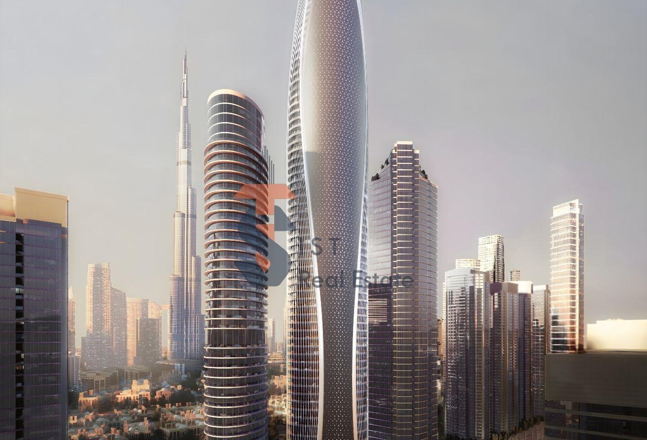 Burj Khalifa and Dubai Water Canal view from Mercedes Benz Places by Binghatti Burj Khalifa and Dubai Water Canal view from Mercedes Benz Places by Binghatti